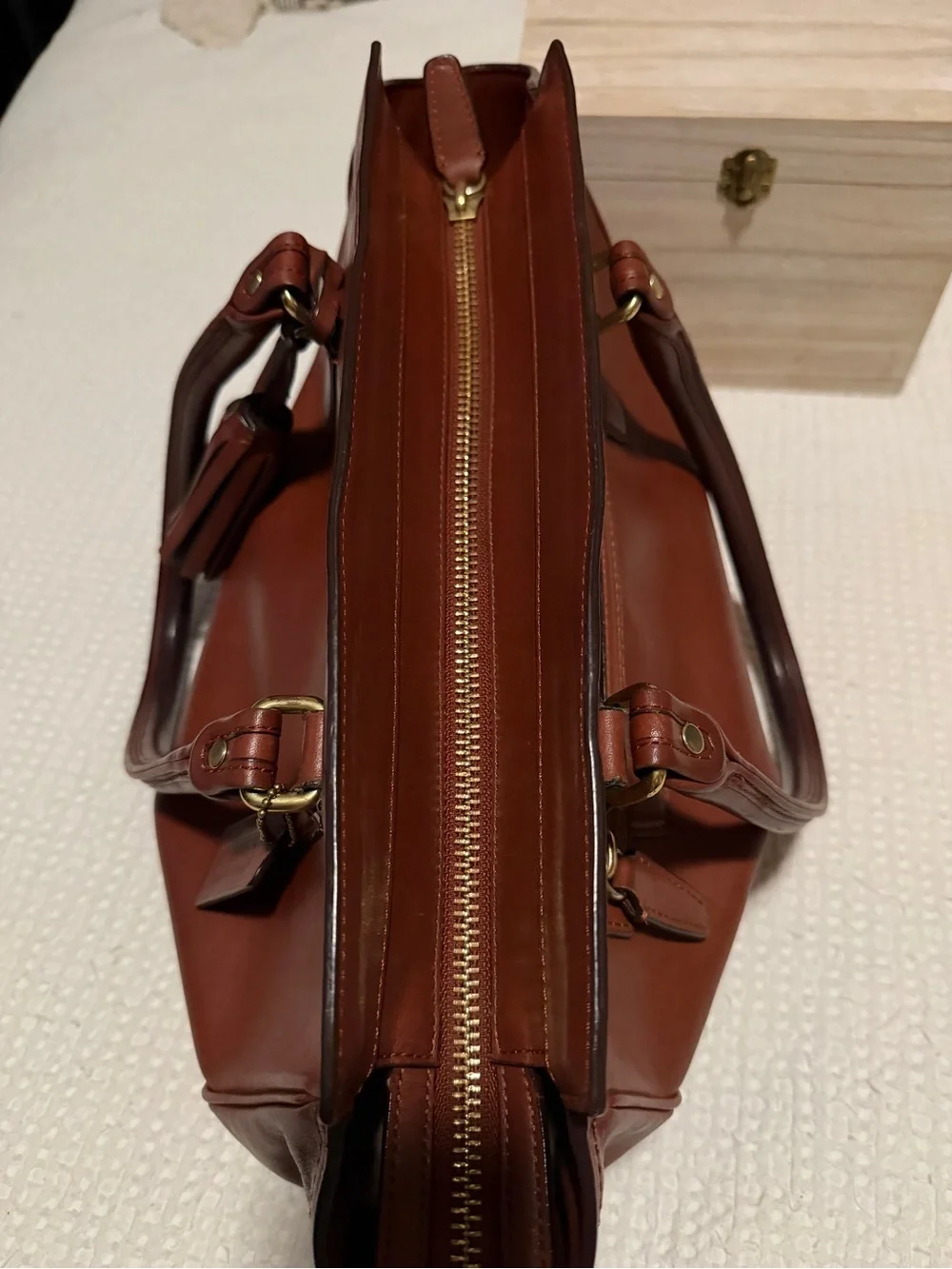 Coach smooth leather